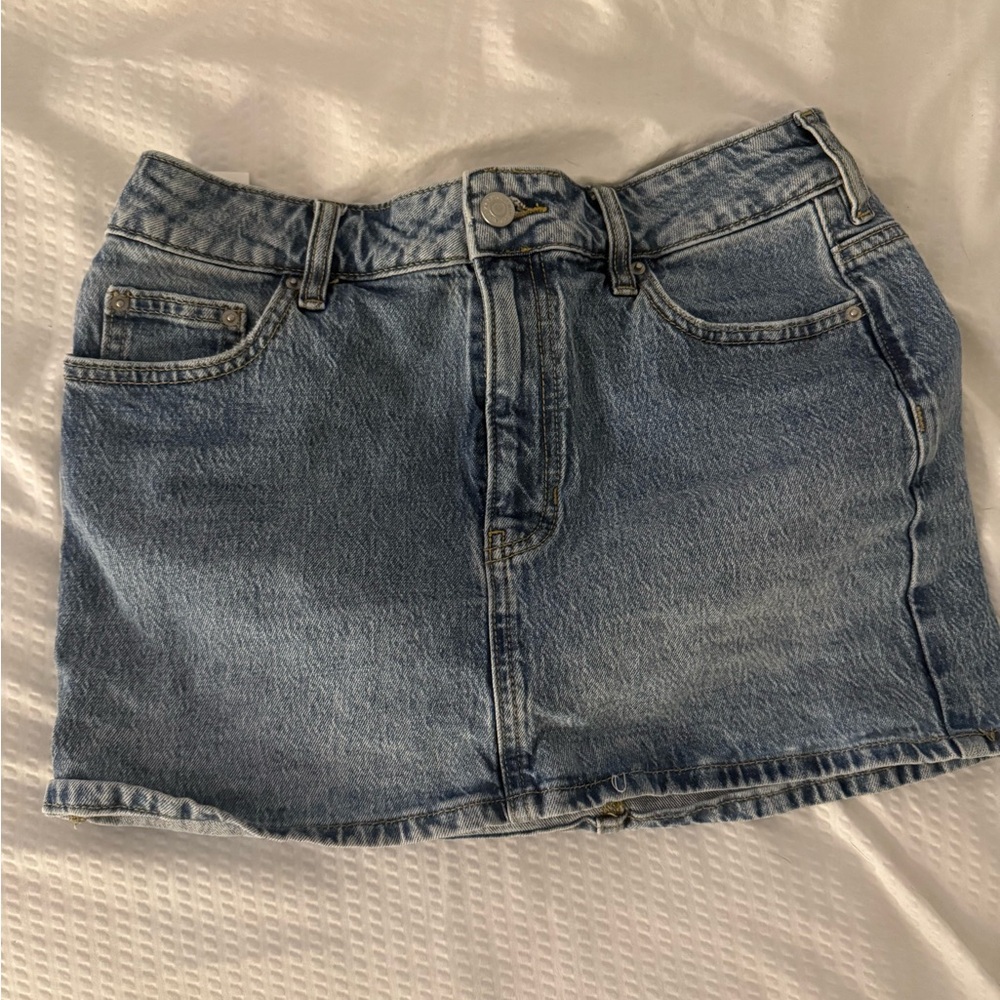 PacSun Blue Denim Mini Skirt